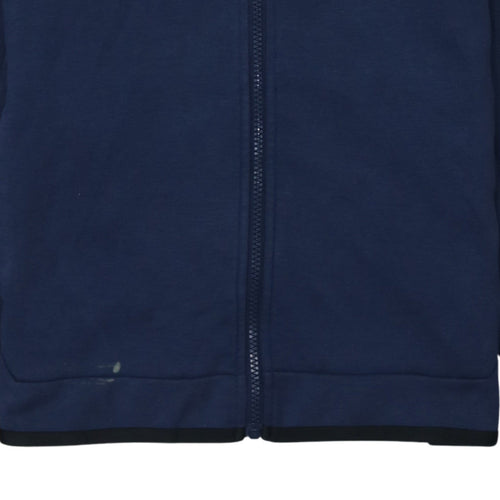 Nike Boys Navy Full Zip Hoodie XL 158-170cm Cotton Blend Fleece