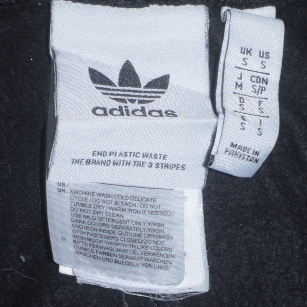 Adidas Men's Black Jogger Sweatpants S Regular Fit Casual Sportswear