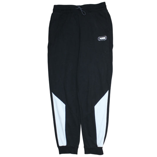 Puma Men’s Black Jogger Trousers Size M Casual Sportswear