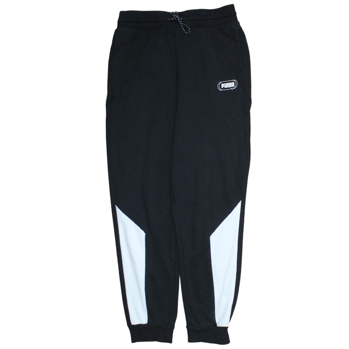 Puma Men’s Black Jogger Trousers Size M Casual Sportswear
