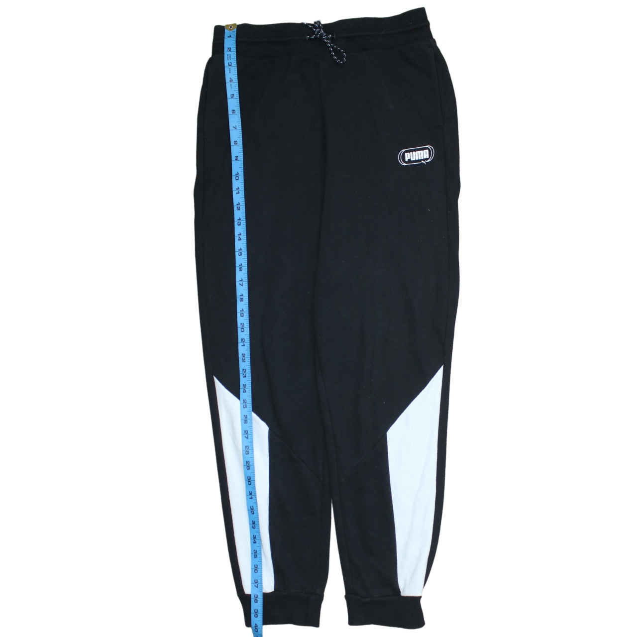 Puma Men’s Black Jogger Trousers Size M Casual Sportswear