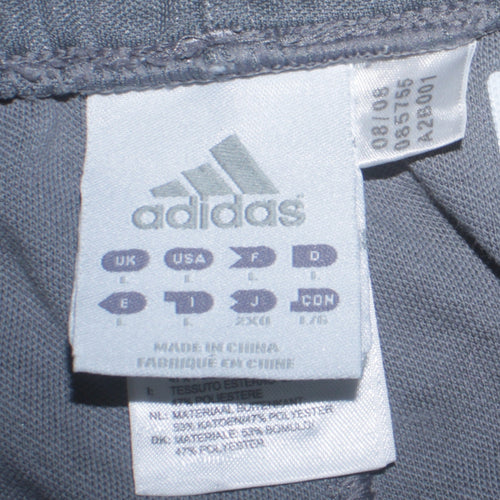 Adidas Men’s Grey L Woven Track Pants Regular Fit Activewear