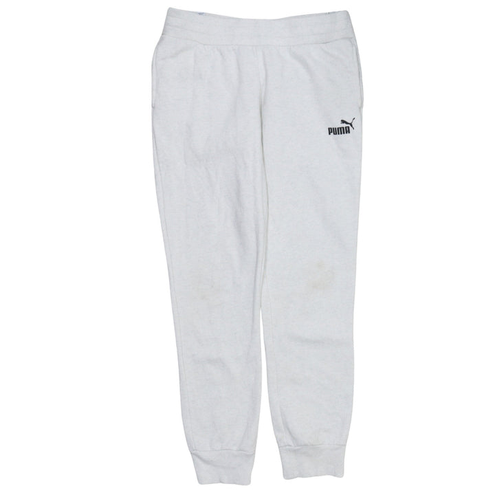 Puma Womens Grey Size 12 Sweatpants Joggers Tapered Leg