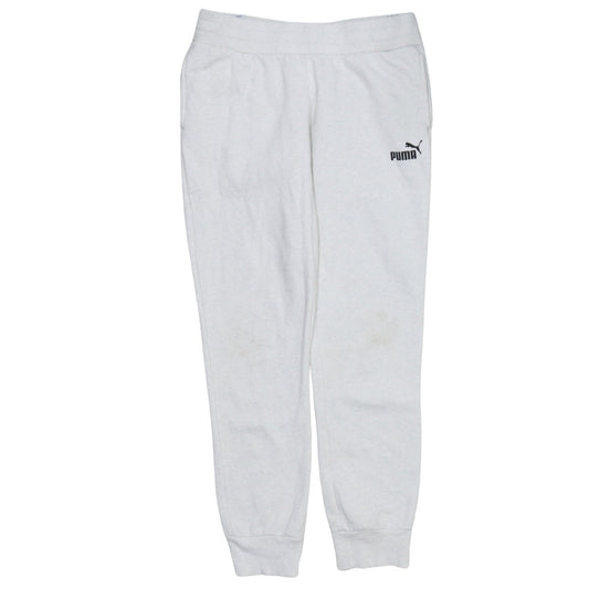 Puma Womens Grey Size 12 Sweatpants Joggers Tapered Leg
