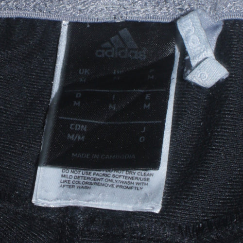 Adidas Men’s Black M Track Pants Regular Fit Lightweight Activewear
