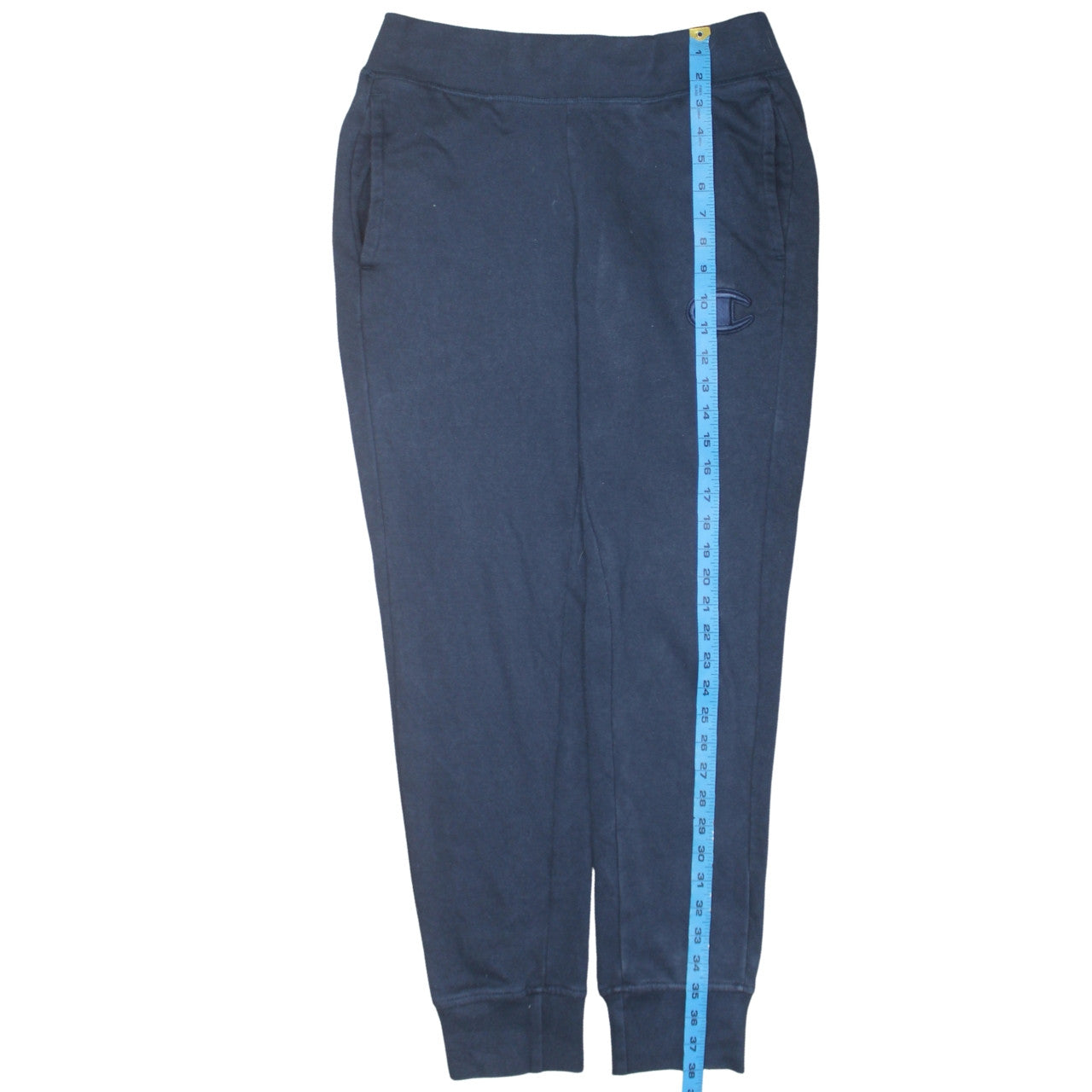 Champion Men's Blue Jogger Sweatpants Size S Cotton Blend