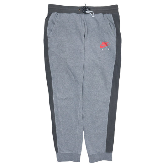 Nike Mens Grey Air Jogger Trousers XL Cotton Fleece Sweatpants
