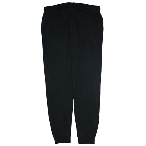 Kappa Men Black XL Joggers Tapered Fit Logo Cuffed Sweatpants