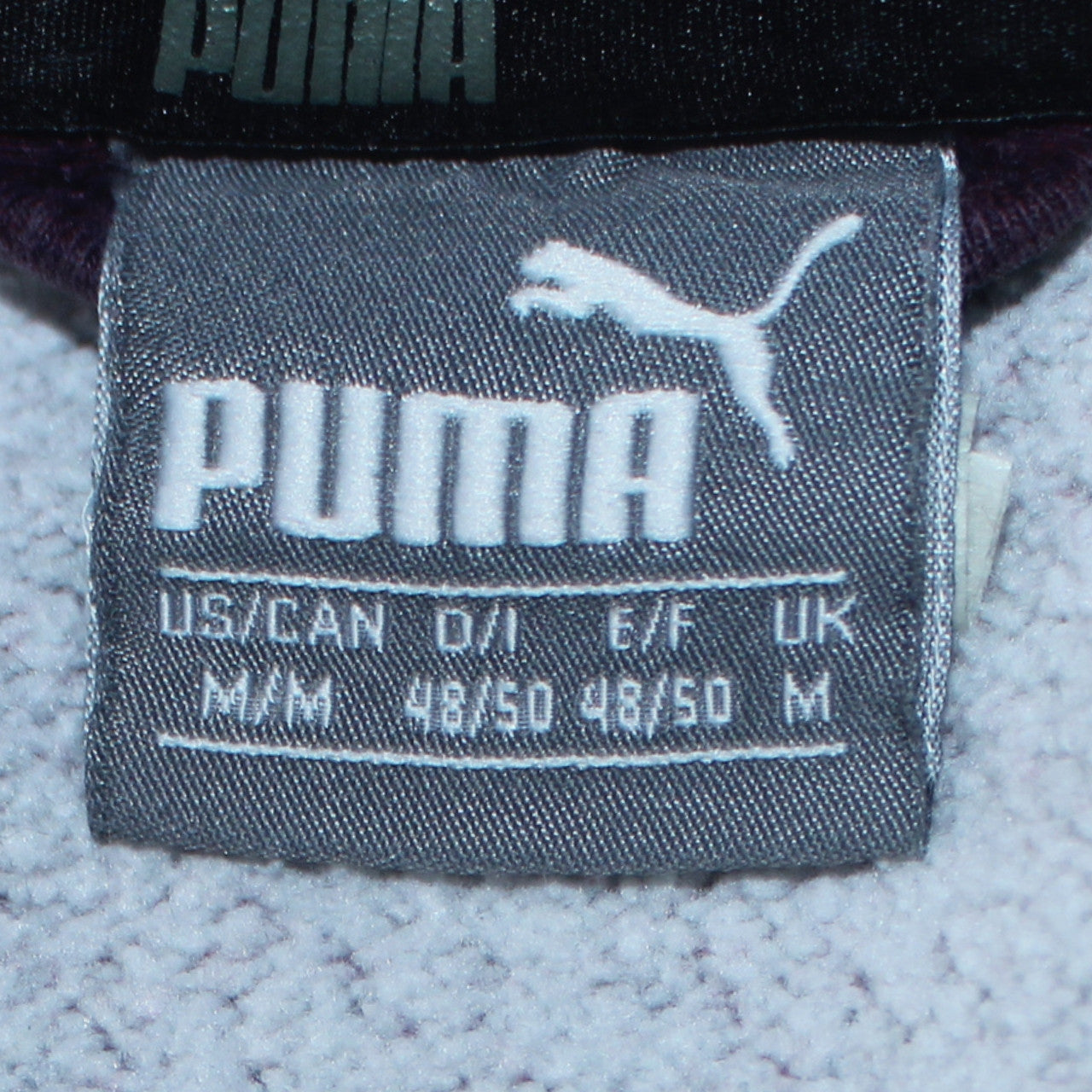 Puma Men's Purple Full Zip Hoodie Size M Sportswear