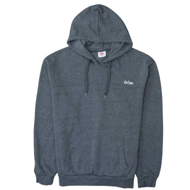 Lee Cooper Mens Grey Pullover Hoodie Size L Fleece Regular Fit