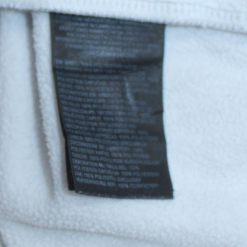 The North Face Boys Grey XL Pullover Fleece Hoodie with Logo and Zip