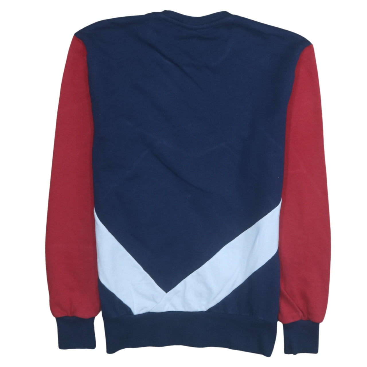 Ellesse Women’s Navy Red Colourblock Sweatshirt UK 10