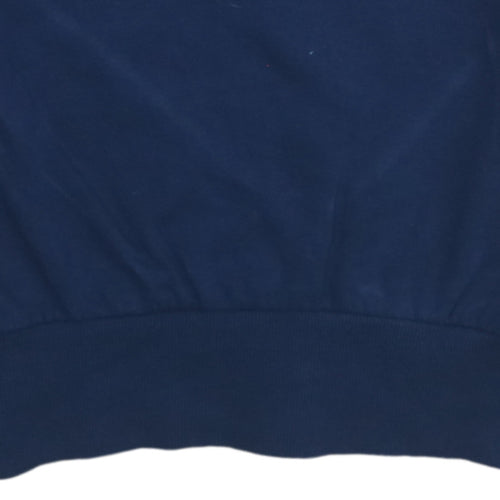 Ellesse Women’s Navy Red Colourblock Sweatshirt UK 10