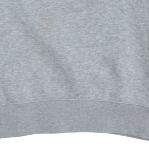 Nike Men's Grey Small Pullover Crew Neck Fleece Sweatshirt