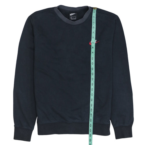 Nike Men's Black Small Crew Neck Pullover Sweatshirt