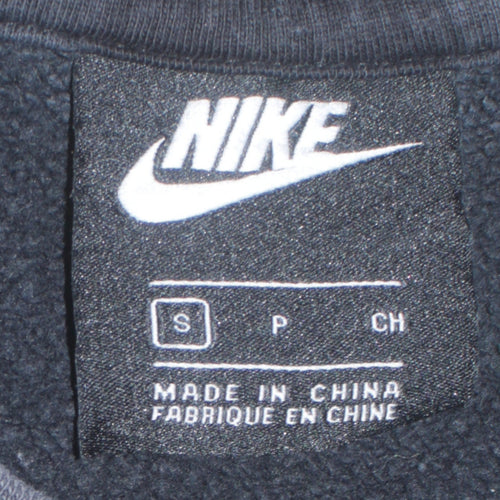Nike Men's Black Small Crew Neck Pullover Sweatshirt