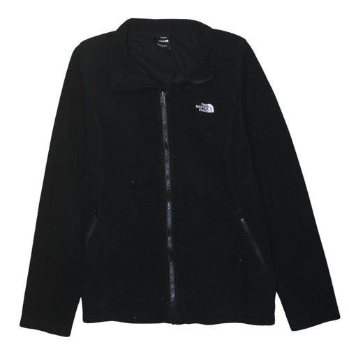 The North Face Womens Black Fleece Full Zip Jacket Size L