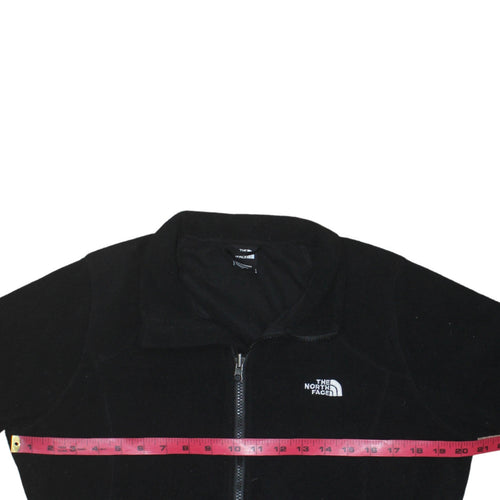 The North Face Womens Black Fleece Full Zip Jacket Size L