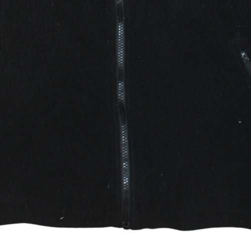 The North Face Womens Black Fleece Full Zip Jacket Size L