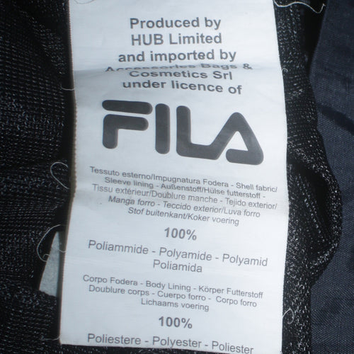 FILA Men's Black 2XL Windbreaker Hooded Jacket Waterproof Casual