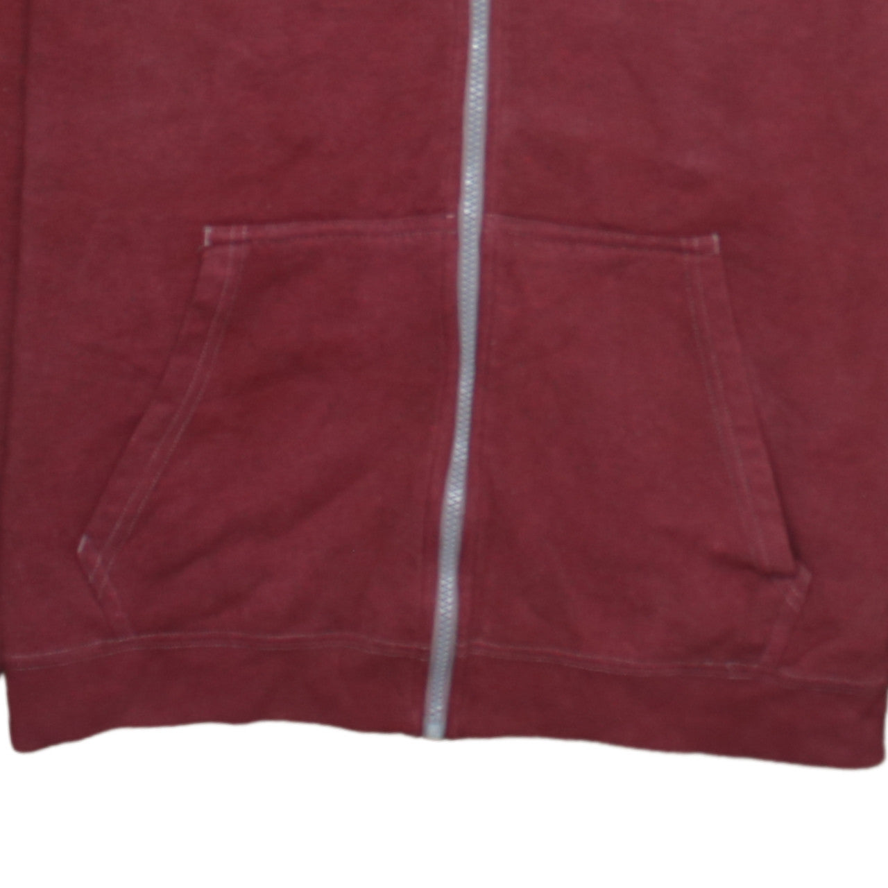 Nike Men's Red Full Zip Hoodie Size M Fleece Sweatshirt