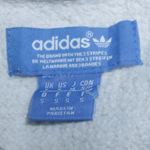 Adidas Mens Grey Small Pullover Crew Neck Sports Sweatshirt