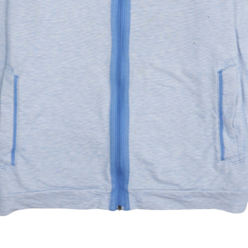 Hugo Boss Men’s Blue Regular Fit Full Zip Cotton Jacket L