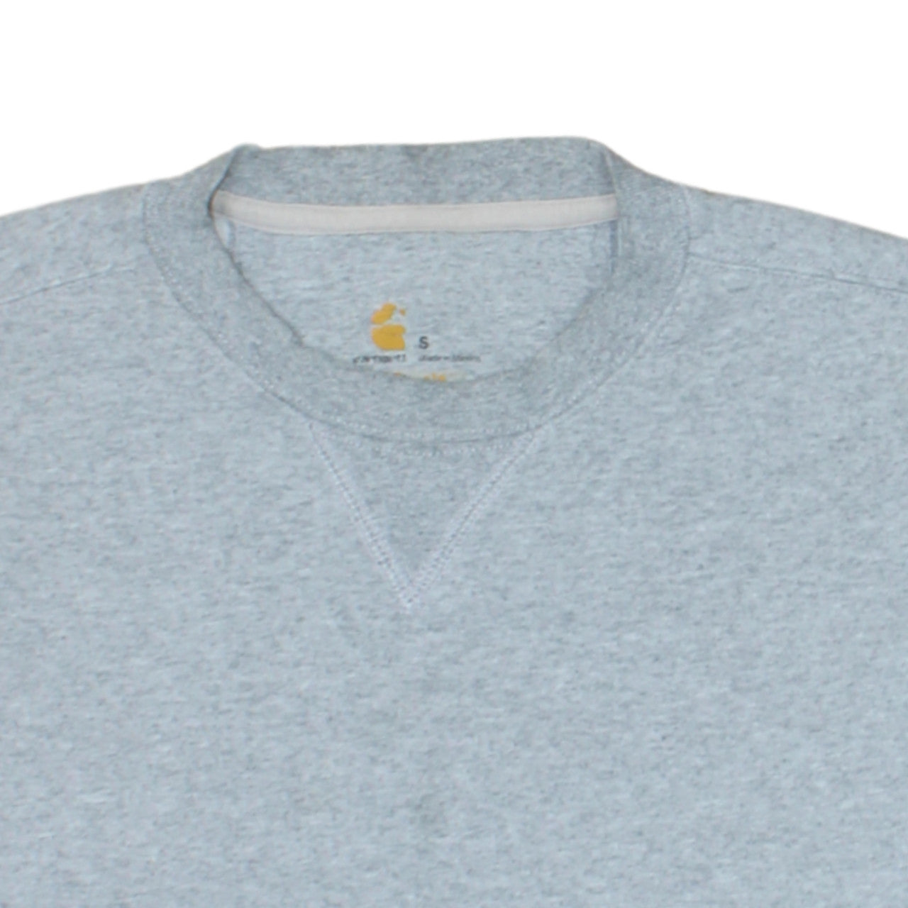 Carhartt Men's Grey Crew Neck Pullover Sweatshirt Size S