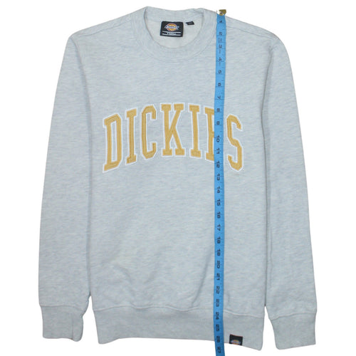 Dickies Mens Grey XS Embroidered Logo Pullover Sweatshirt