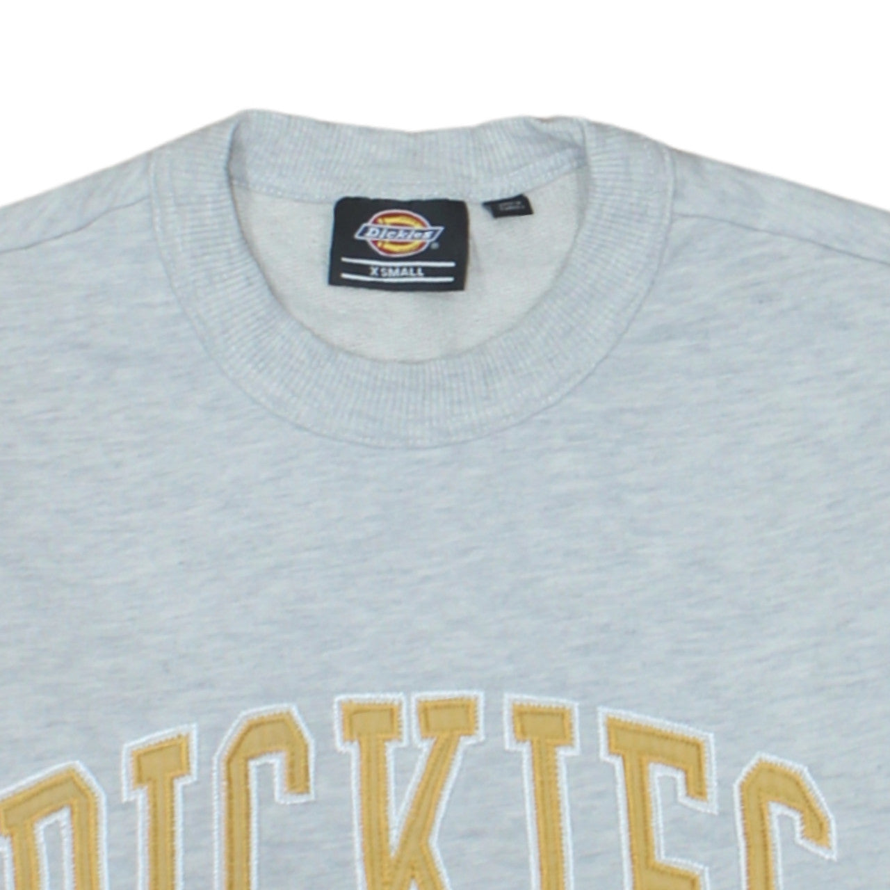 Dickies Mens Grey XS Embroidered Logo Pullover Sweatshirt