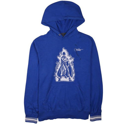 Nike Men's Blue Graphic Pullover Hoodie Size L