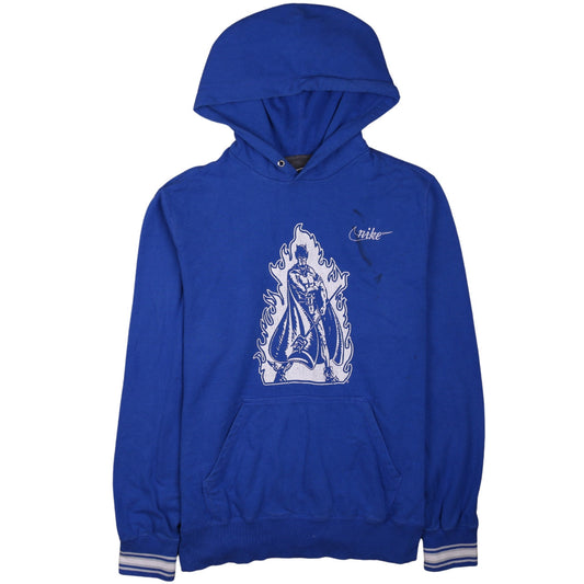 Nike Men's Blue Graphic Pullover Hoodie Size L