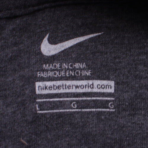 Nike Men's Blue Graphic Pullover Hoodie Size L