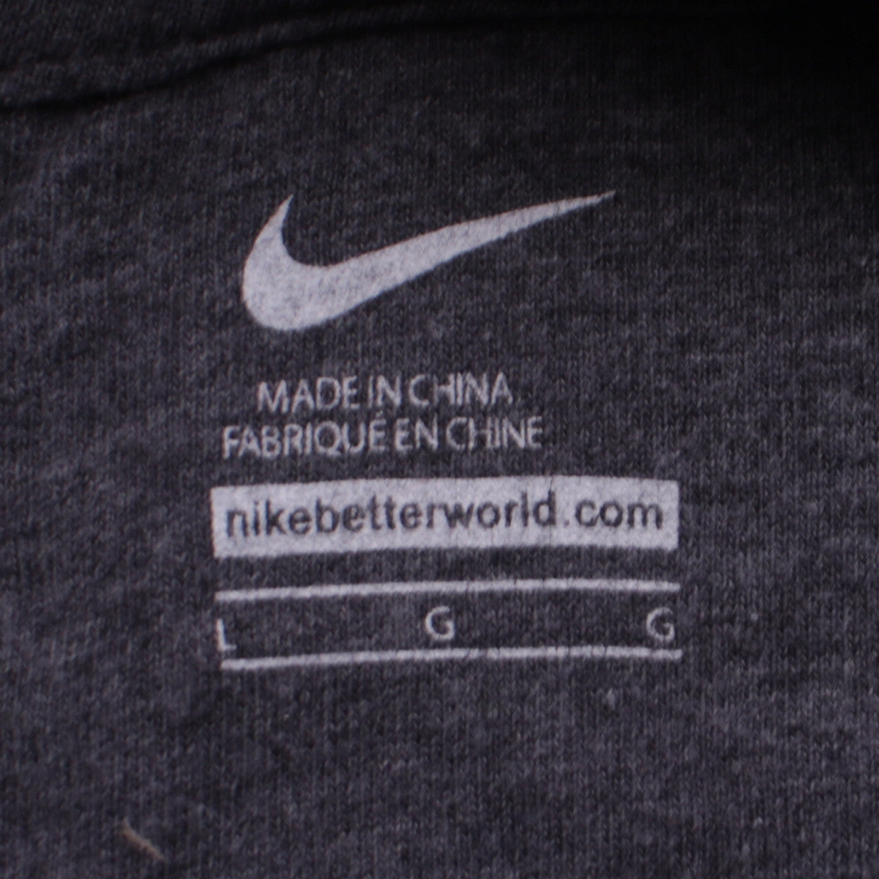 Nike Men's Blue Graphic Pullover Hoodie Size L