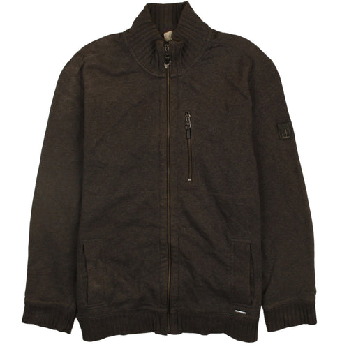 Calvin Klein Men's Brown Full Zip Cotton Jacket Size L
