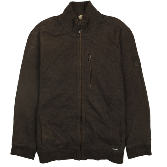 Calvin Klein Men's Brown Full Zip Cotton Jacket Size L