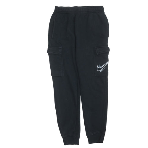 Nike Men's Black Cargo Jogger Trousers Size S
