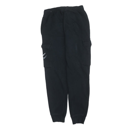 Nike Men's Black Cargo Jogger Trousers Size S