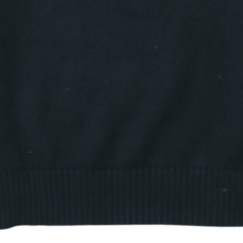 Levi's Men's Black Cotton Crew Neck Logo Pullover Jumper Size S