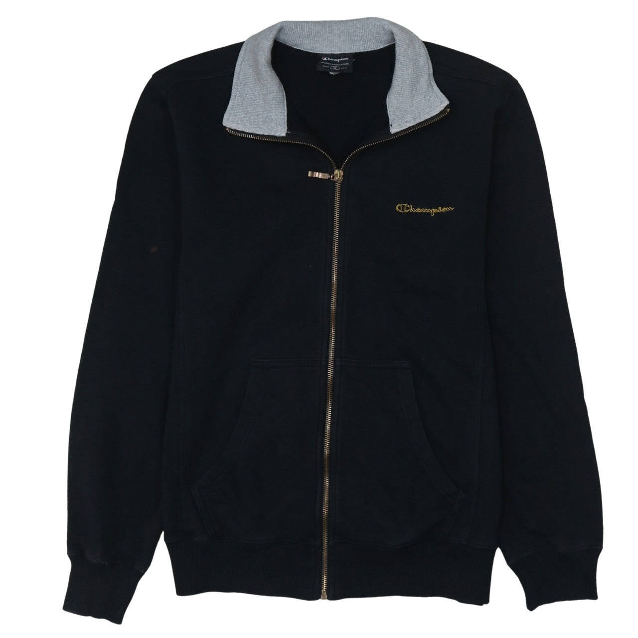Champion Men's Black Full Zip Sweatshirt M Sports Style