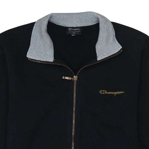 Champion Men's Black Full Zip Sweatshirt M Sports Style
