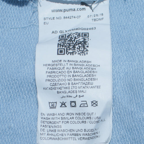 Puma Men's Blue Track Jacket Small Full Zip Sportswear
