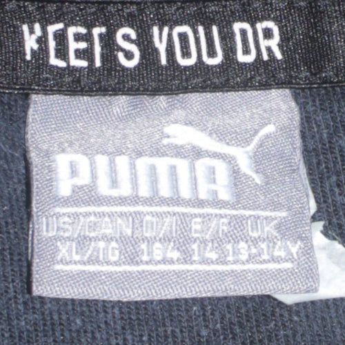 Puma Boys Black Pullover Hoodie Size 14 Years Regular Fit Sportswear