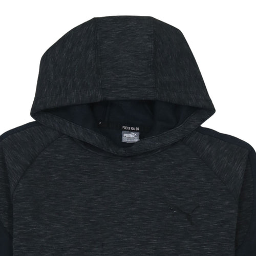 Puma Boys Black Pullover Hoodie Size 14 Years Regular Fit Sportswear