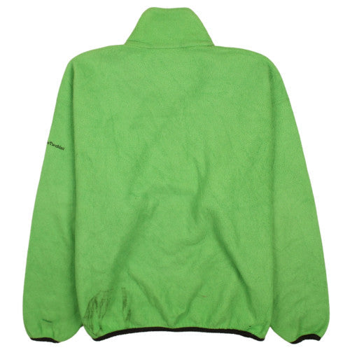 Sergio Tacchini Women's Green Fleece 1/2 Zip Pullover Sweatshirt M