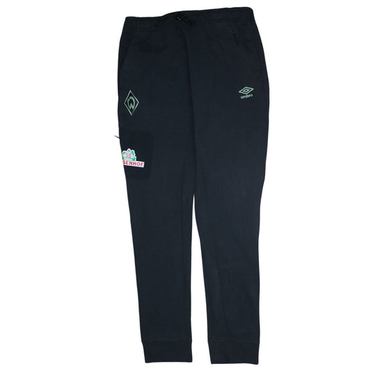 Umbro Men's Black Jogger Sweatpants L Sports Tapered Fit