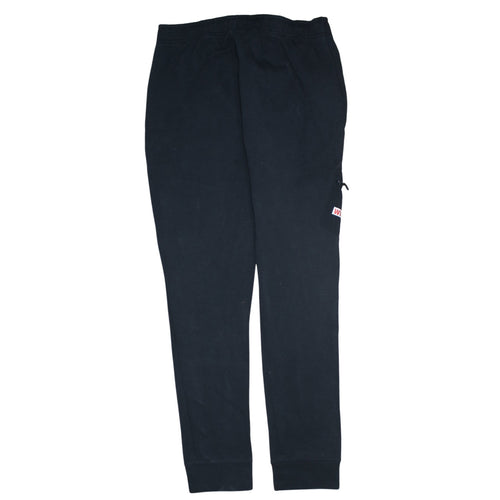 Umbro Men's Black Jogger Sweatpants L Sports Tapered Fit