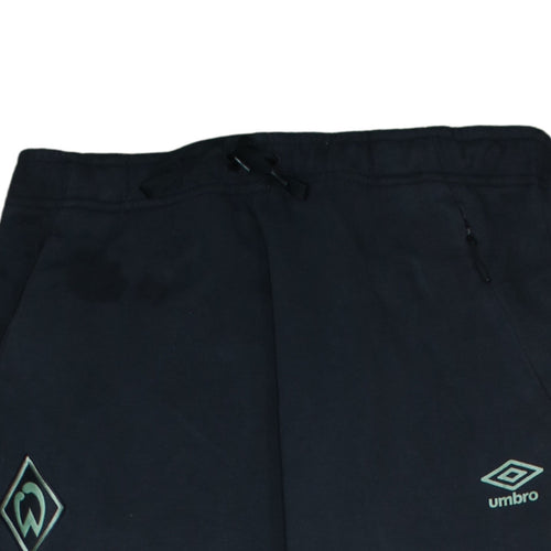 Umbro Men's Black Jogger Sweatpants L Sports Tapered Fit