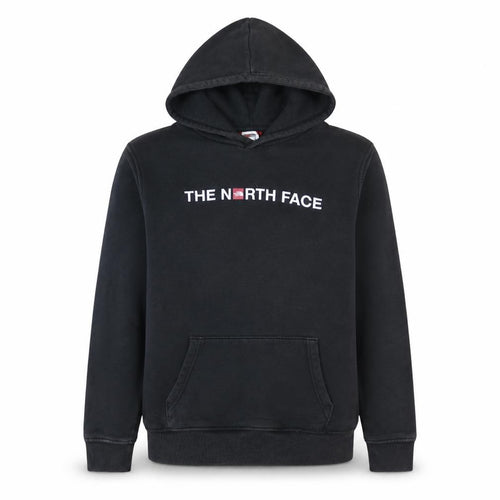 The North Face Boys Black XL Pullover Hoodie Cotton Logo Sweatshirt