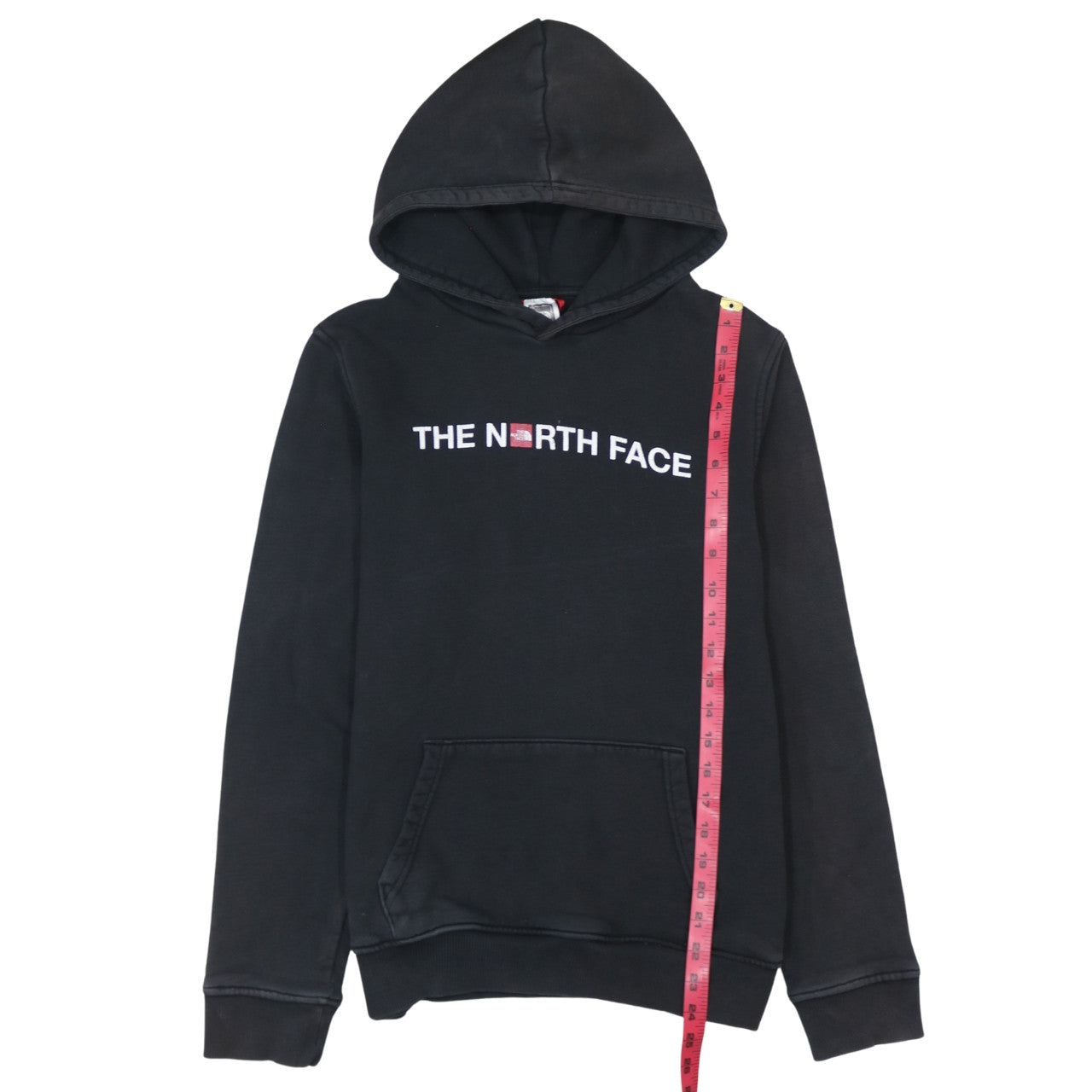 The North Face Boys Black XL Pullover Hoodie Cotton Logo Sweatshirt
